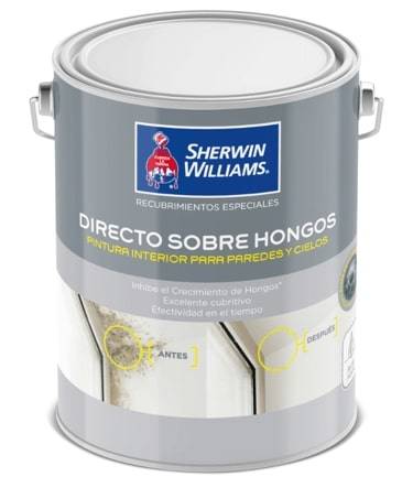 ESMALTE AL AGUA DIRECTO SOBRE HONGOS 1/4 GALON