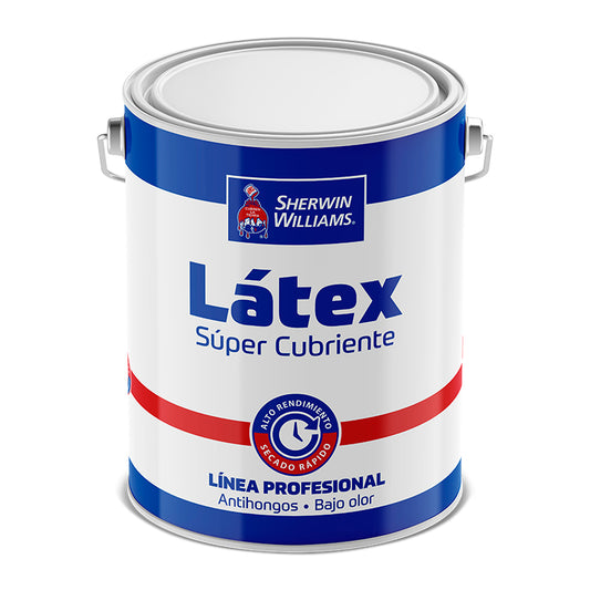 LATEX LINEA PROFESIONAL SUPER CUBRIENTE BCO/BASE X GL - Espacio Store